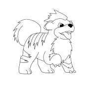 Growlithe Online Värvimine